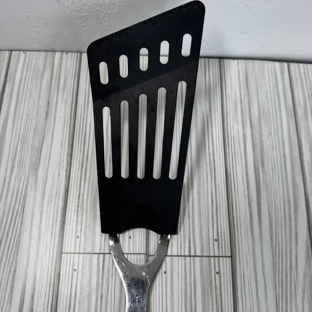 Oneida Nylon & Stainless Spatula Long Tapered End Slotted Turner‎ Vintage 13 “